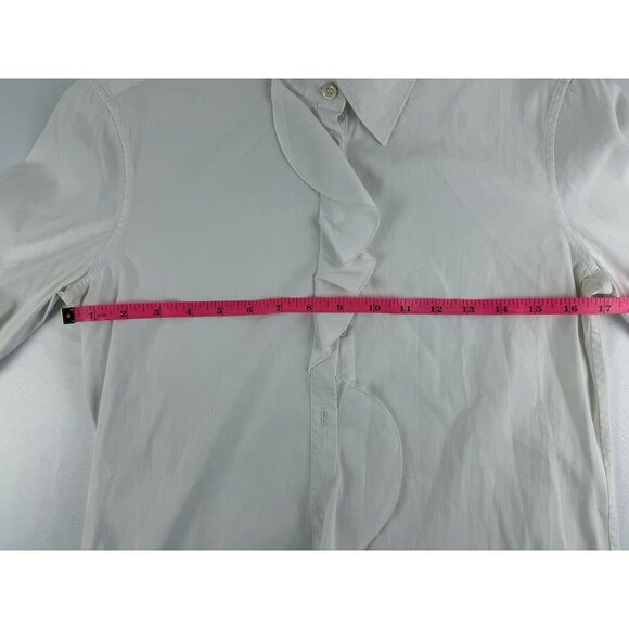 Moschino Cheap and Chic Shirt Button Up White Women's Size 10US It44 Italy - Picture 5 of 8